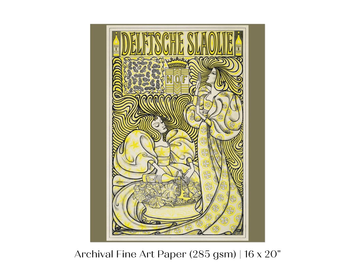 Delft Salad Oil | P703 - Single Art Prints - Piccolo Fiore Prints