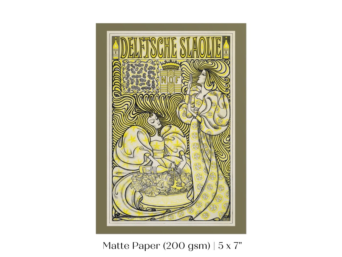 Delft Salad Oil | P703 - Single Art Prints - Piccolo Fiore Prints
