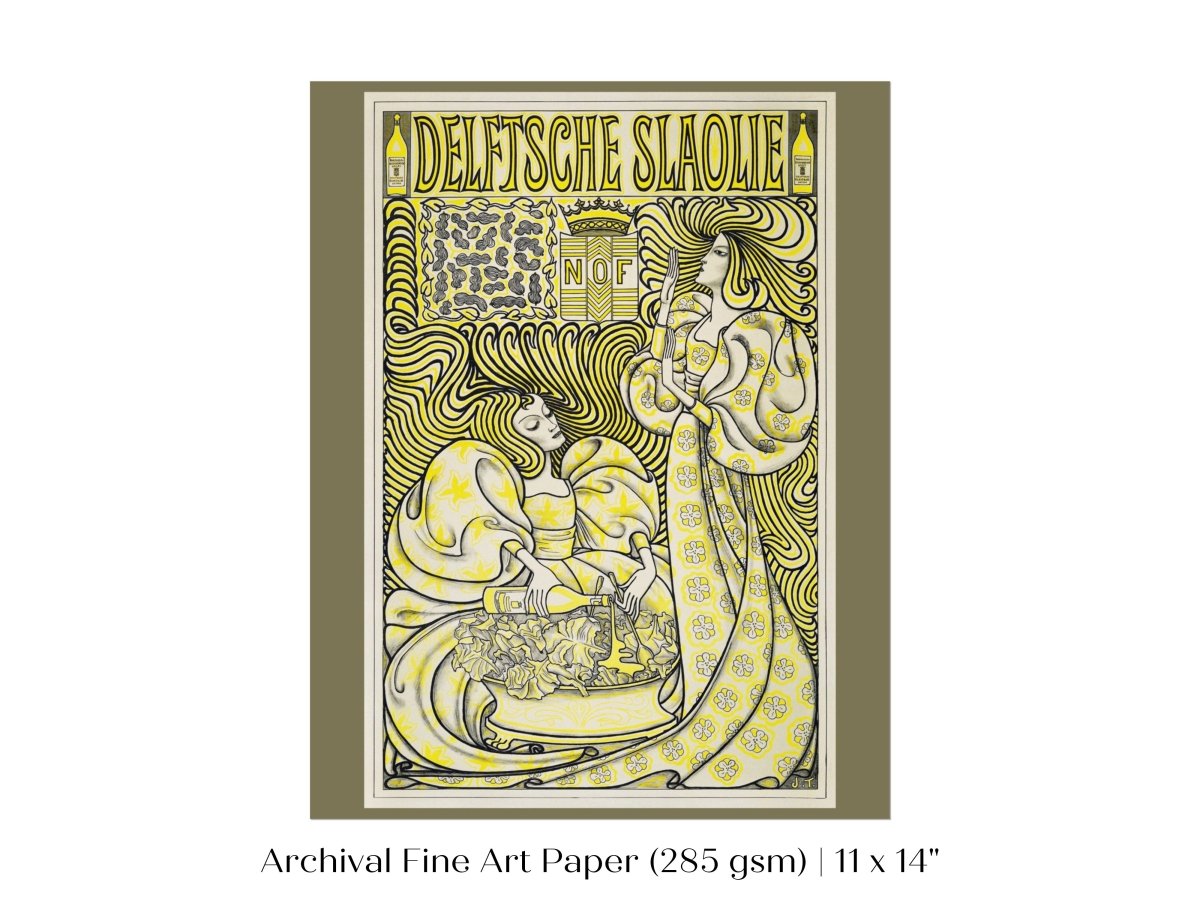 Delft Salad Oil | P703 - Single Art Prints - Piccolo Fiore Prints