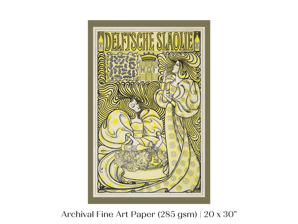 Delft Salad Oil | P703 - Single Art Prints - Piccolo Fiore Prints