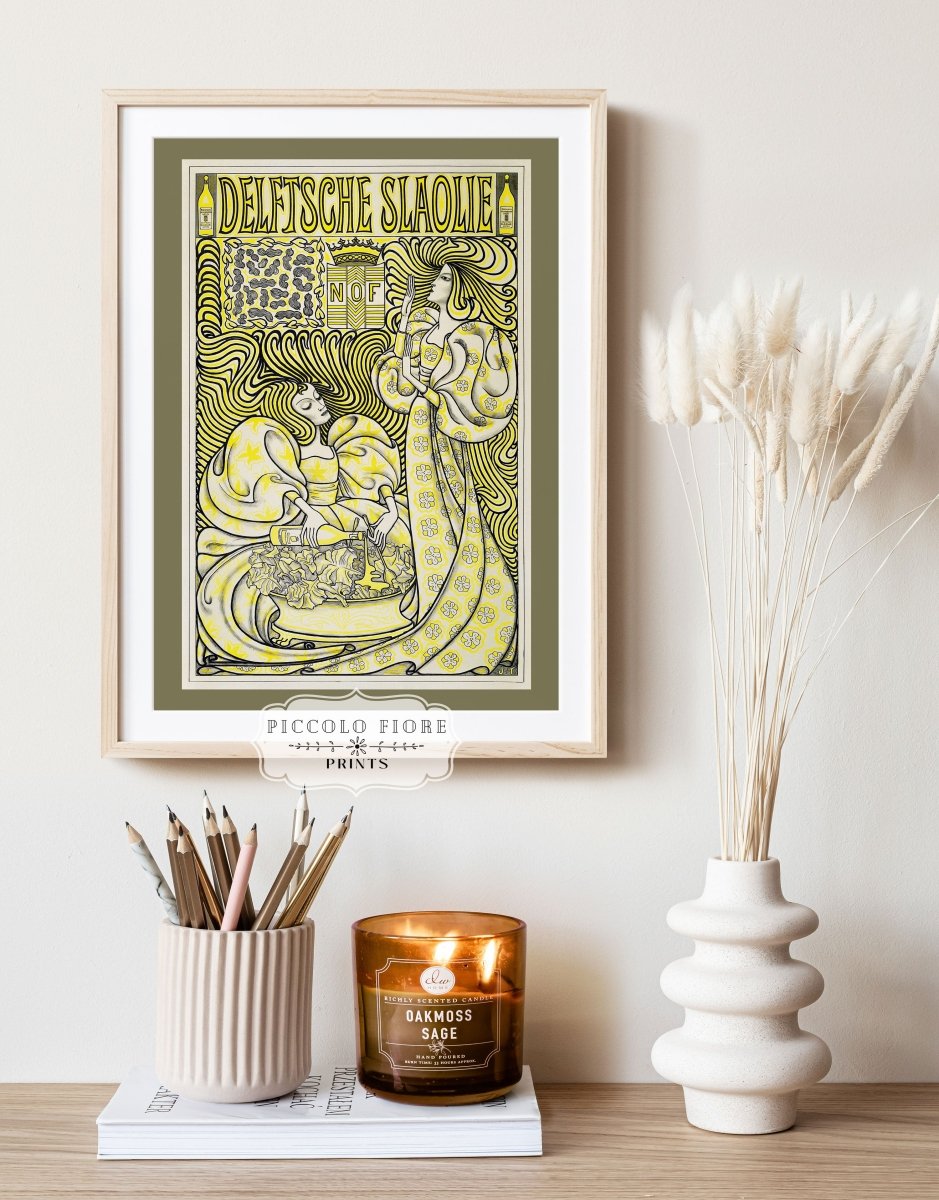 Delft Salad Oil | P703 - Single Art Prints - Piccolo Fiore Prints