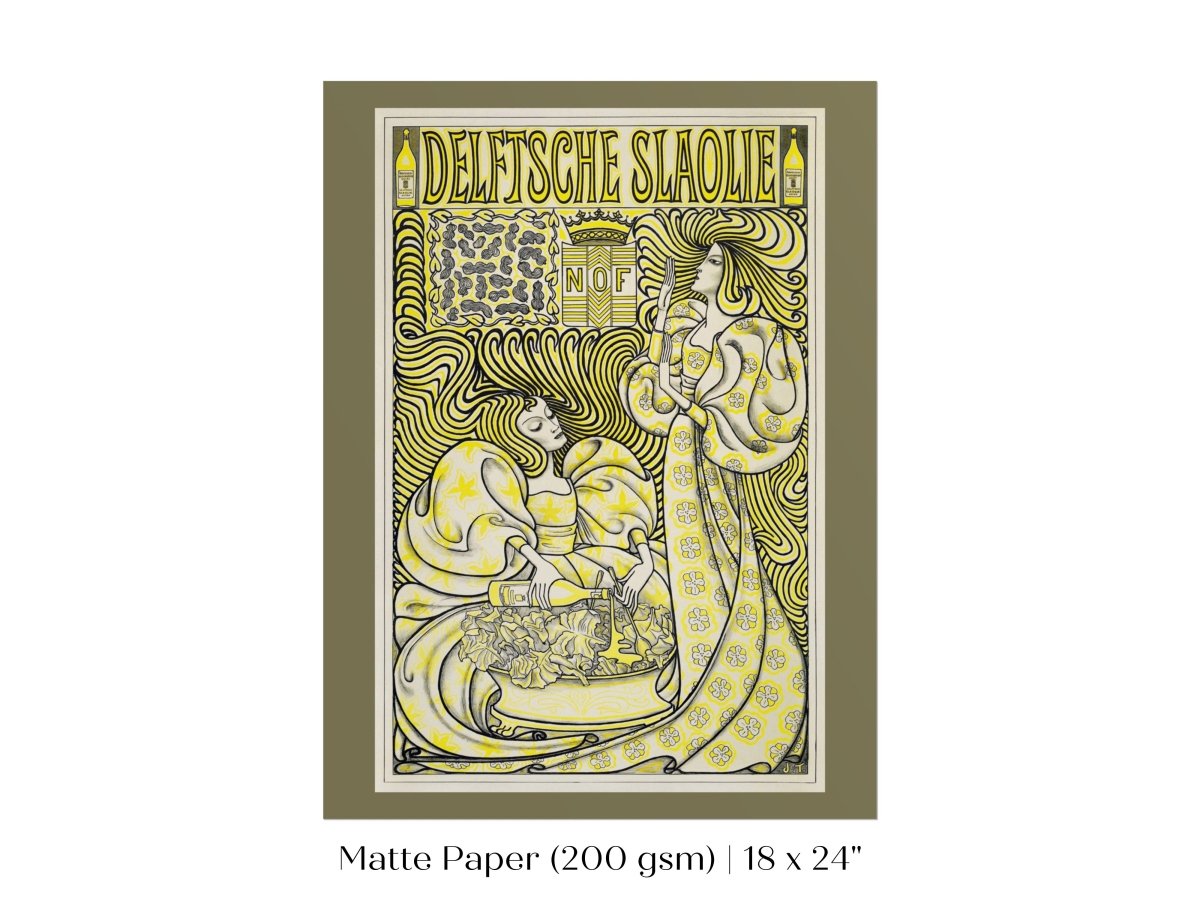 Delft Salad Oil | P703 - Single Art Prints - Piccolo Fiore Prints