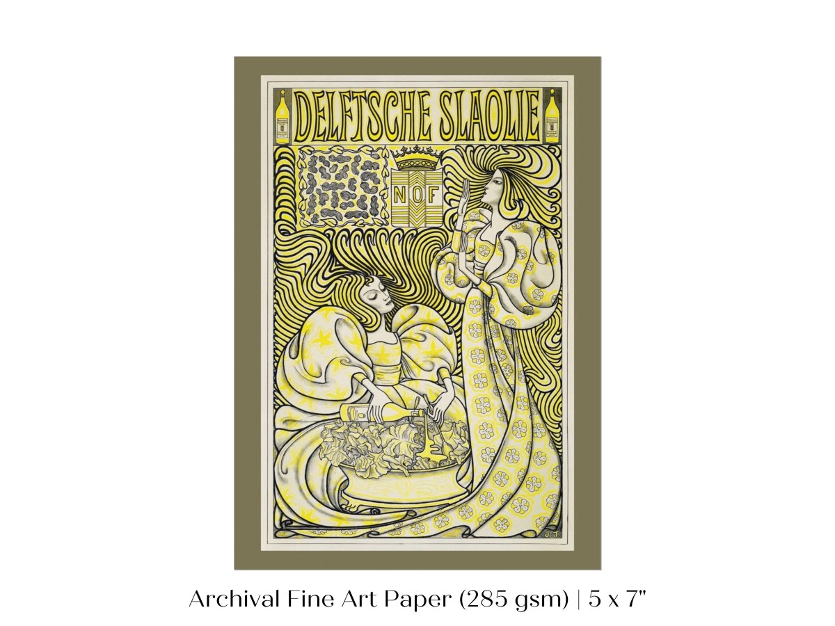 Delft Salad Oil | P703 - Single Art Prints - Piccolo Fiore Prints