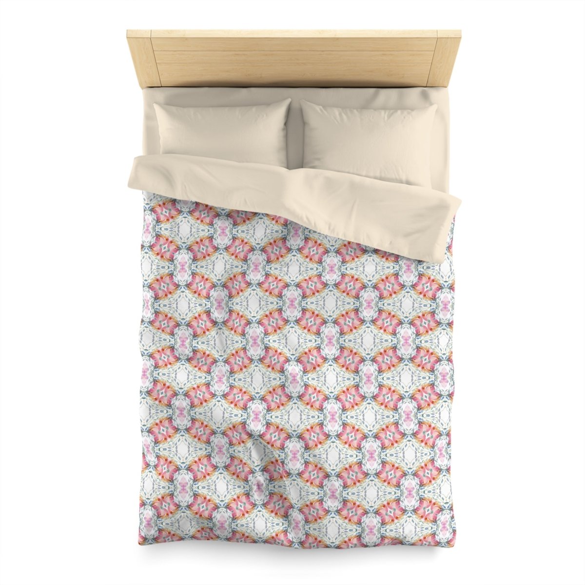 Delicate Diamond Bloom | Microfibre Duvet Cover - Microfibre Duvet Cover - Piccolo Fiore Prints