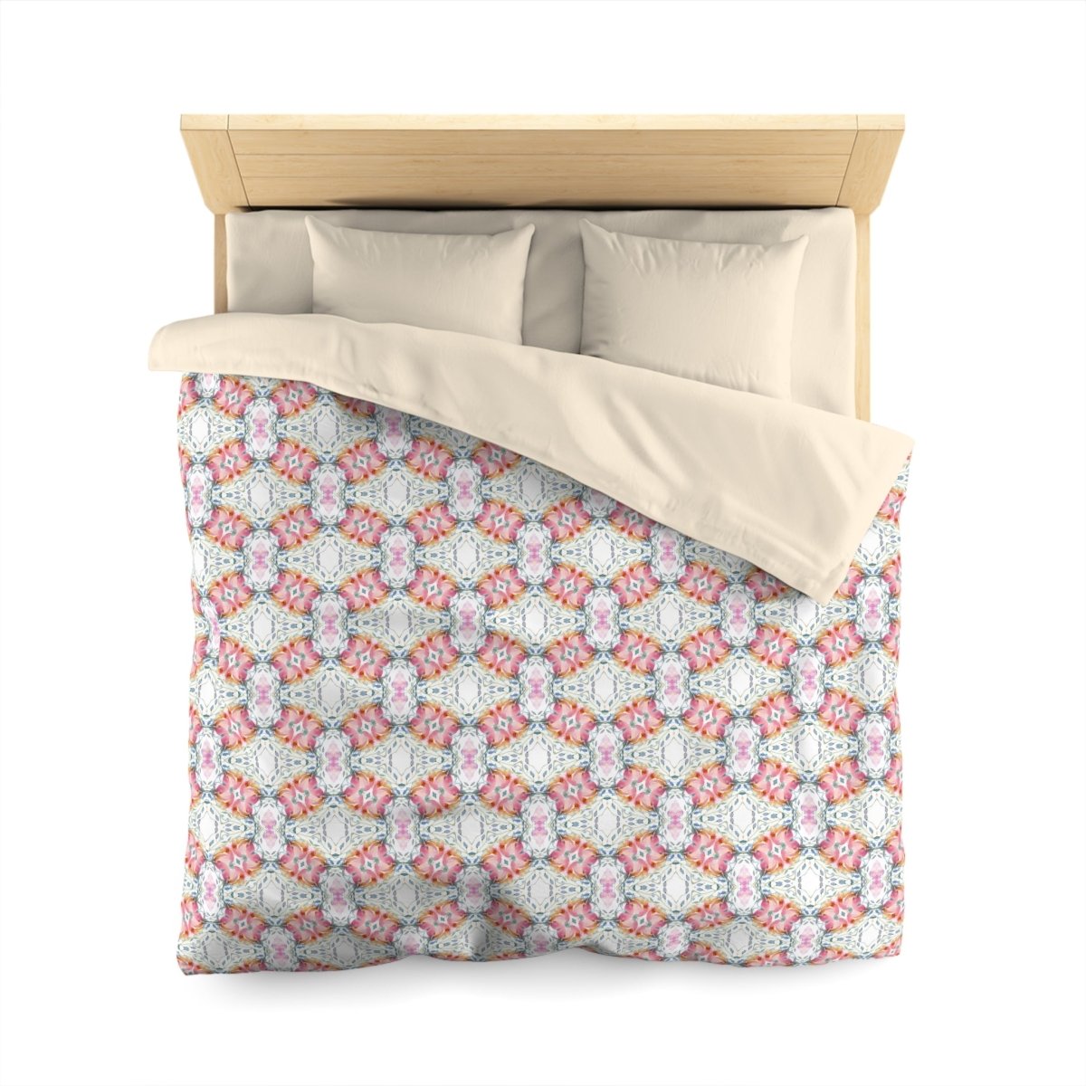Delicate Diamond Bloom | Microfibre Duvet Cover - Microfibre Duvet Cover - Piccolo Fiore Prints
