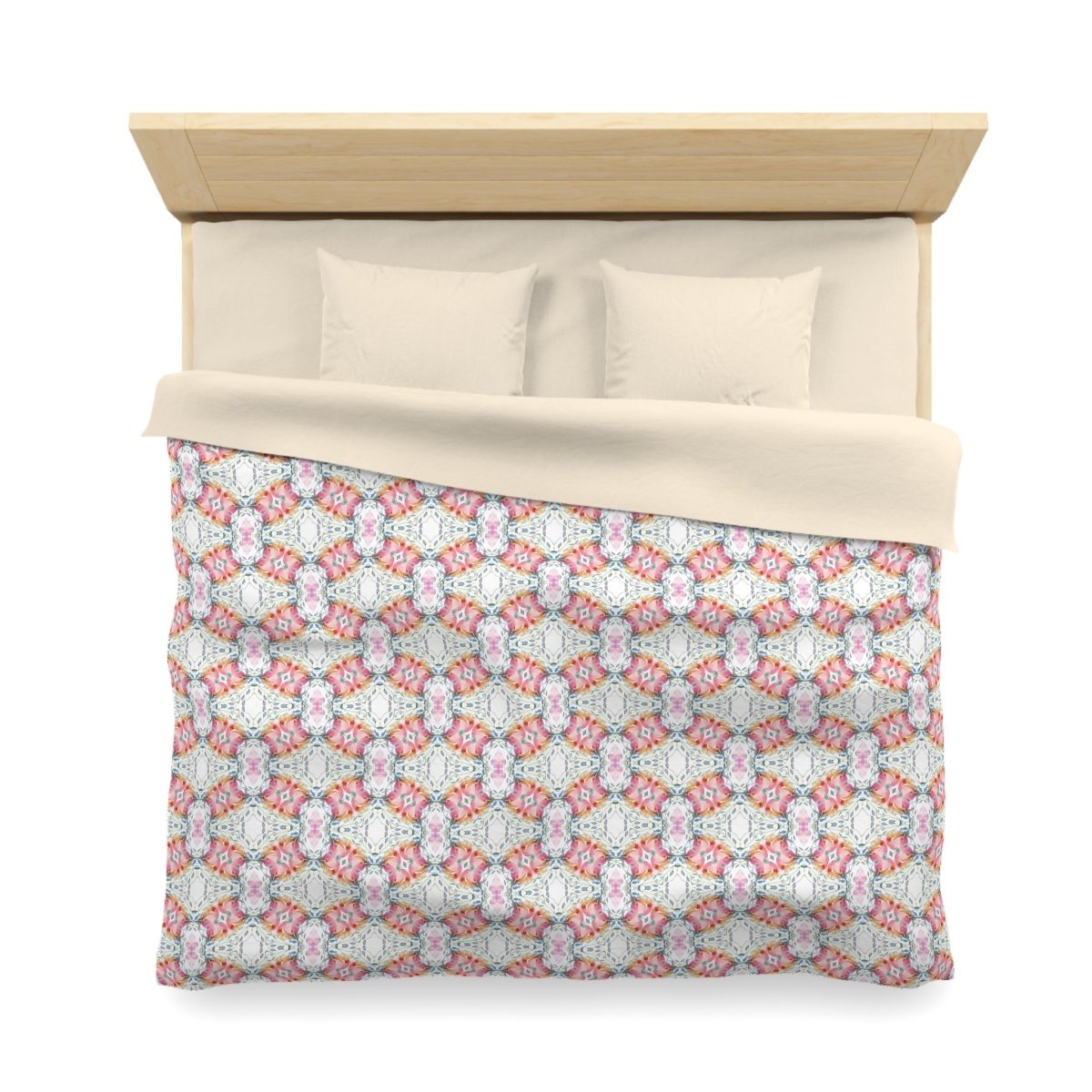 Delicate Diamond Bloom | Microfibre Duvet Cover - Microfibre Duvet Cover - Piccolo Fiore Prints
