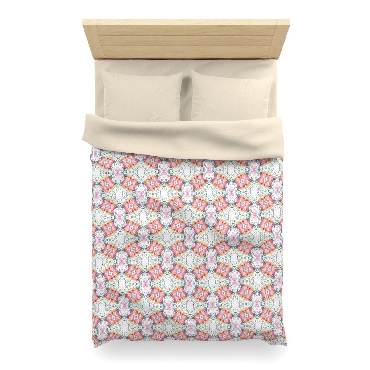 Delicate Diamond Bloom | Microfibre Duvet Cover - Microfibre Duvet Cover - Piccolo Fiore Prints