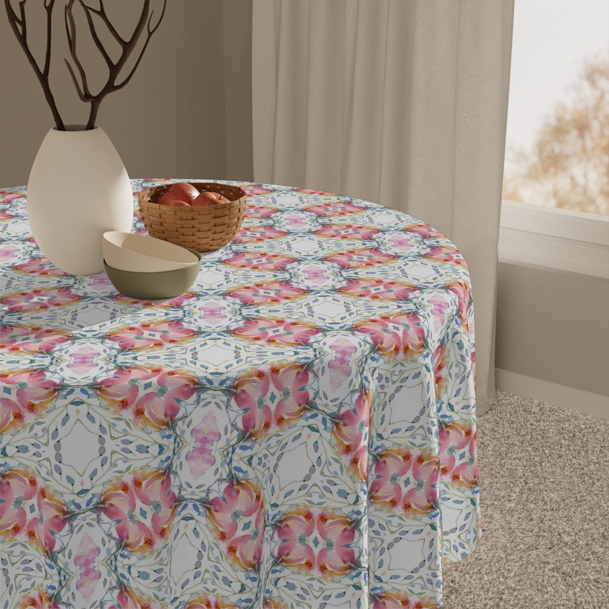 Delicate Diamond Bloom | Tablecloth - Tablecloth - Piccolo Fiore Prints