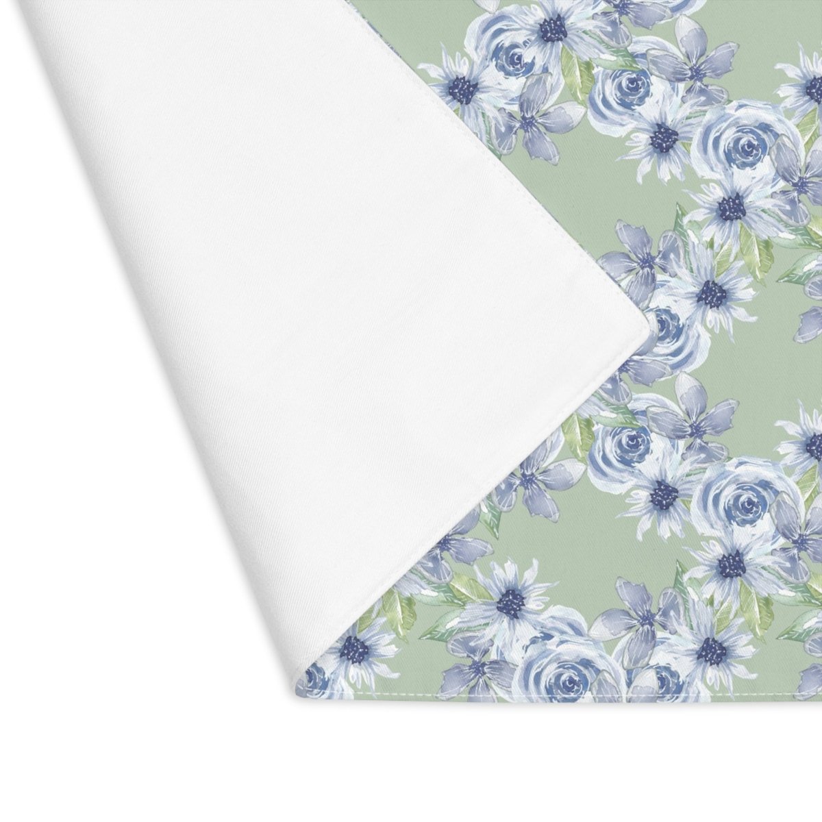Diamond Bouquet in Green | Placemat - Cotton Twill Placemat - Piccolo Fiore Prints