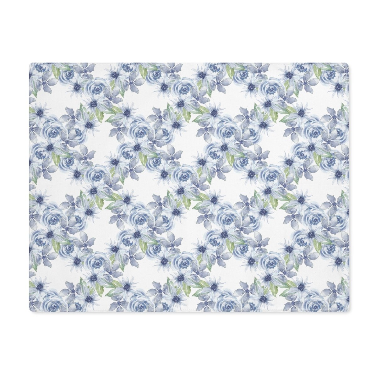 Diamond Bouquet in White | Placemat - Cotton Twill Placemat - Piccolo Fiore Prints