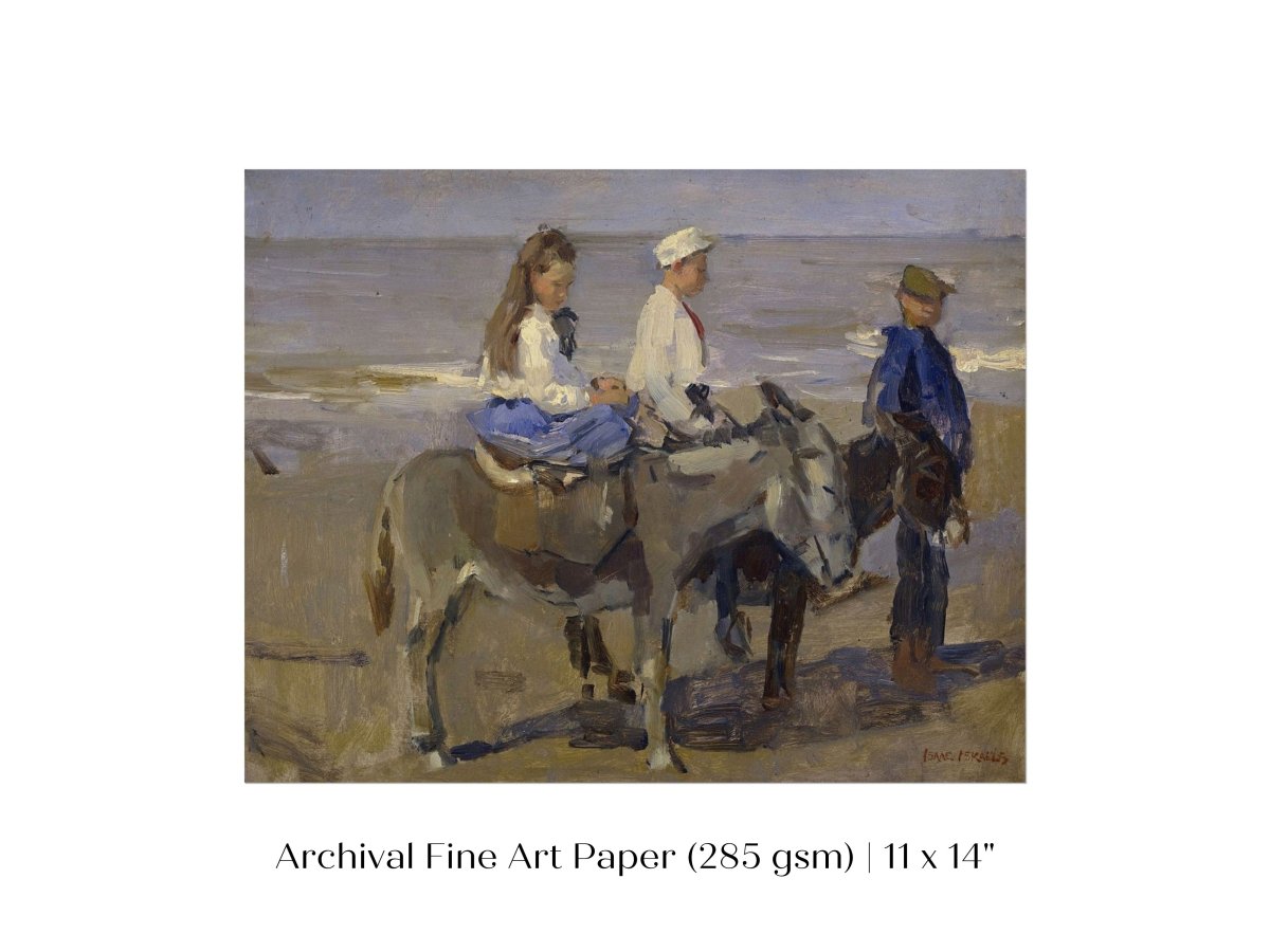Donkey Ride | P423 - Single Art Prints - Piccolo Fiore Prints