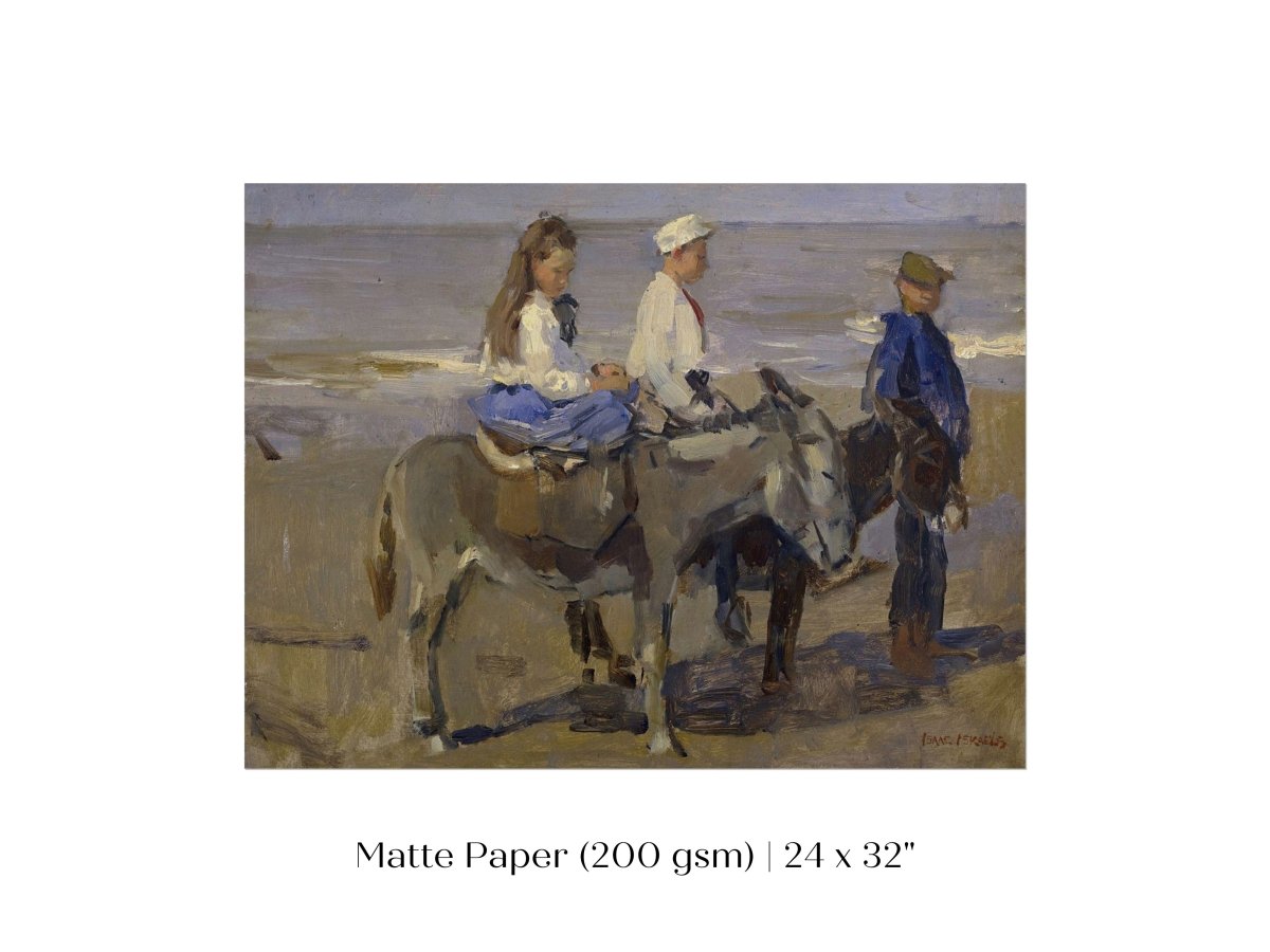 Donkey Ride | P423 - Single Art Prints - Piccolo Fiore Prints