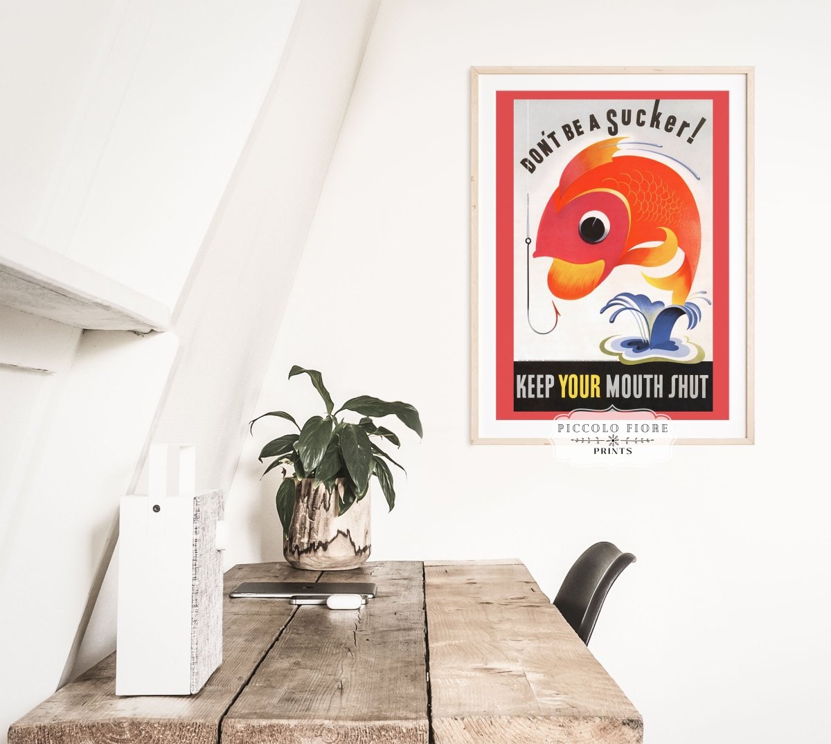 Don't be a Sucker! | P707 - Single Art Prints - Piccolo Fiore Prints