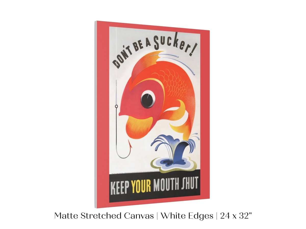 Don't be a Sucker! | P707 - Single Art Prints - Piccolo Fiore Prints