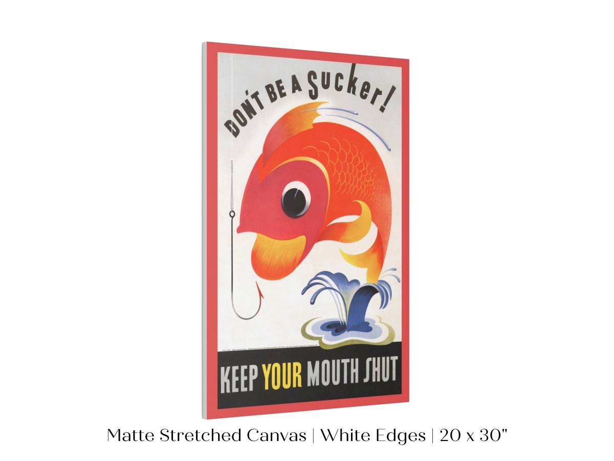 Don't be a Sucker! | P707 - Single Art Prints - Piccolo Fiore Prints