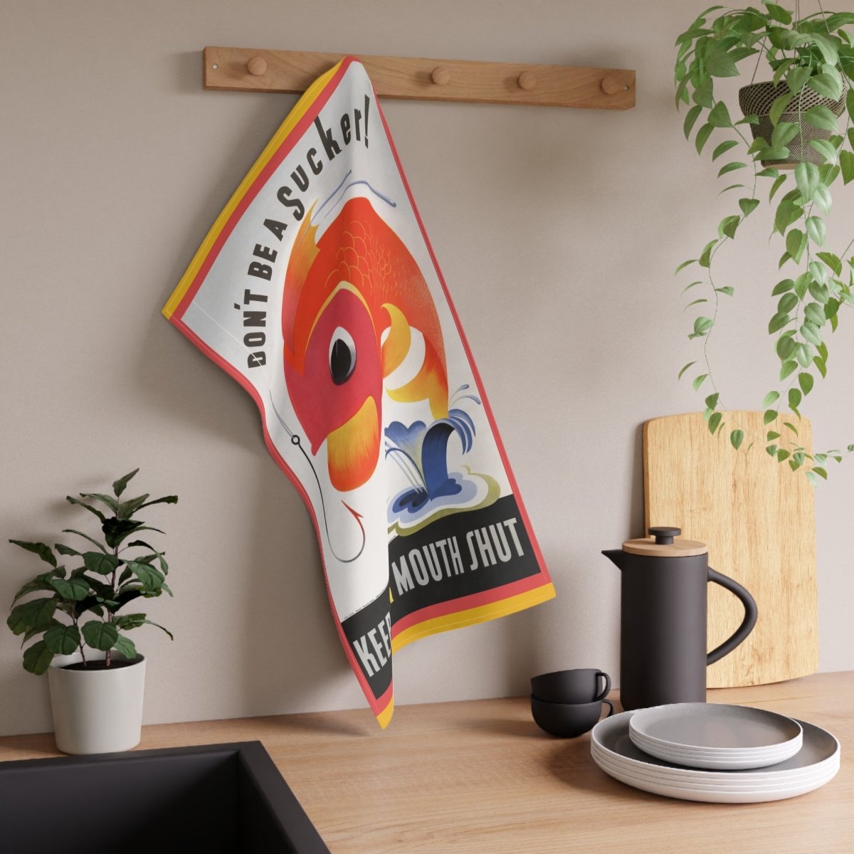 Don't be a Sucker | Tea Towel - Tea Towel - Piccolo Fiore Prints