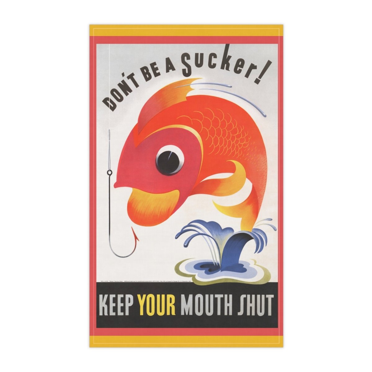 Don't be a Sucker | Tea Towel - Tea Towel - Piccolo Fiore Prints