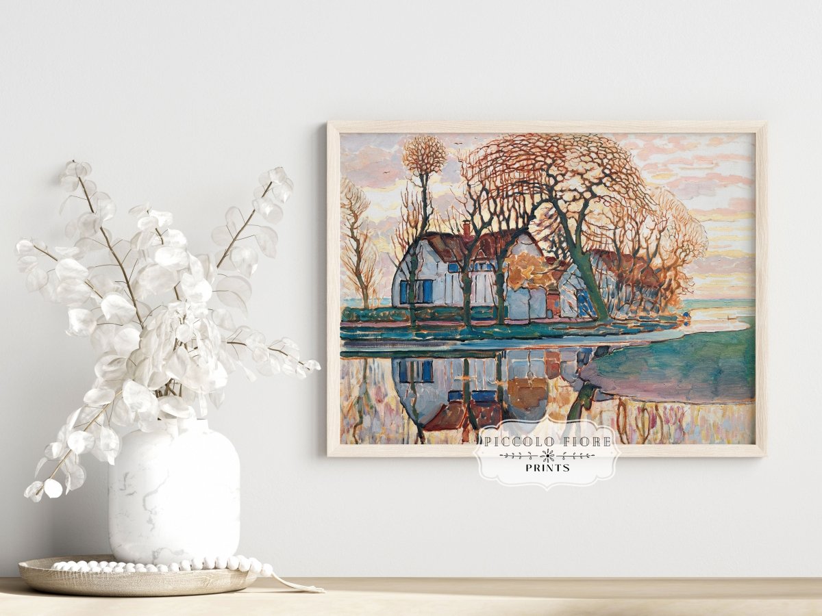 Dutch Farmhouse | P248 - Single Art Prints - Piccolo Fiore Prints
