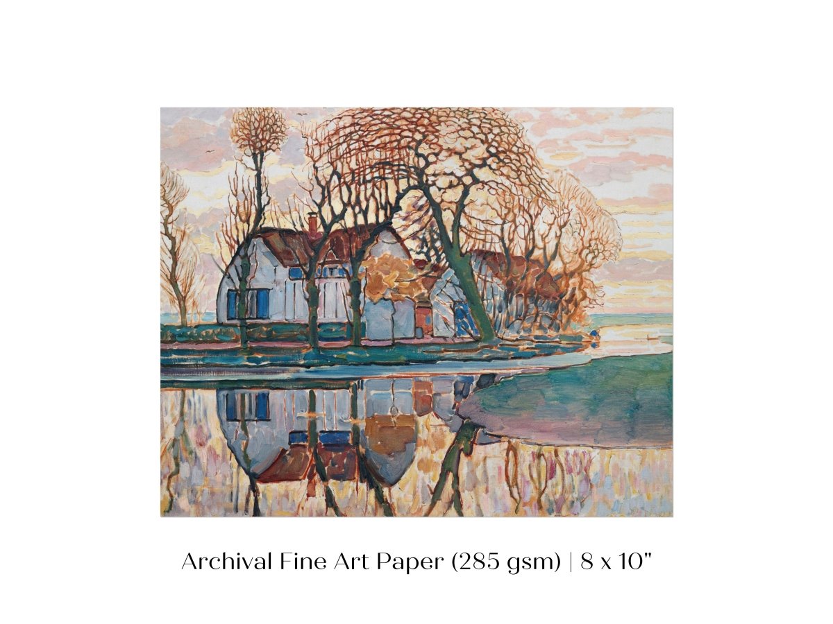 Dutch Farmhouse | P248 - Single Art Prints - Piccolo Fiore Prints