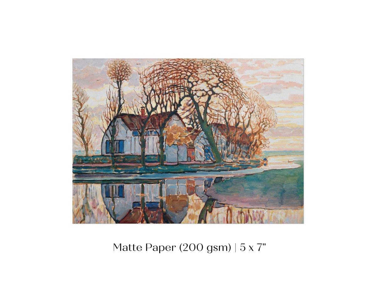 Dutch Farmhouse | P248 - Single Art Prints - Piccolo Fiore Prints
