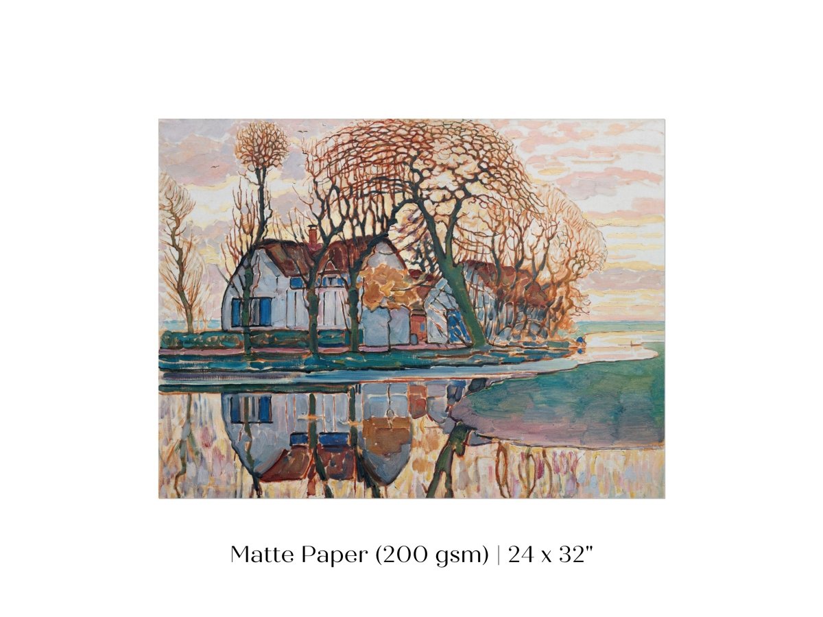 Dutch Farmhouse | P248 - Single Art Prints - Piccolo Fiore Prints