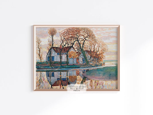 Dutch Farmhouse | P248 - Single Art Prints - Piccolo Fiore Prints