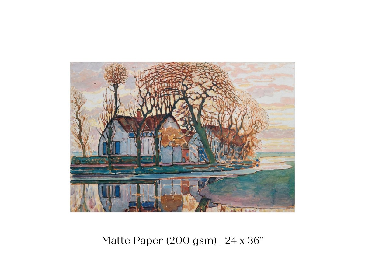 Dutch Farmhouse | P248 - Single Art Prints - Piccolo Fiore Prints