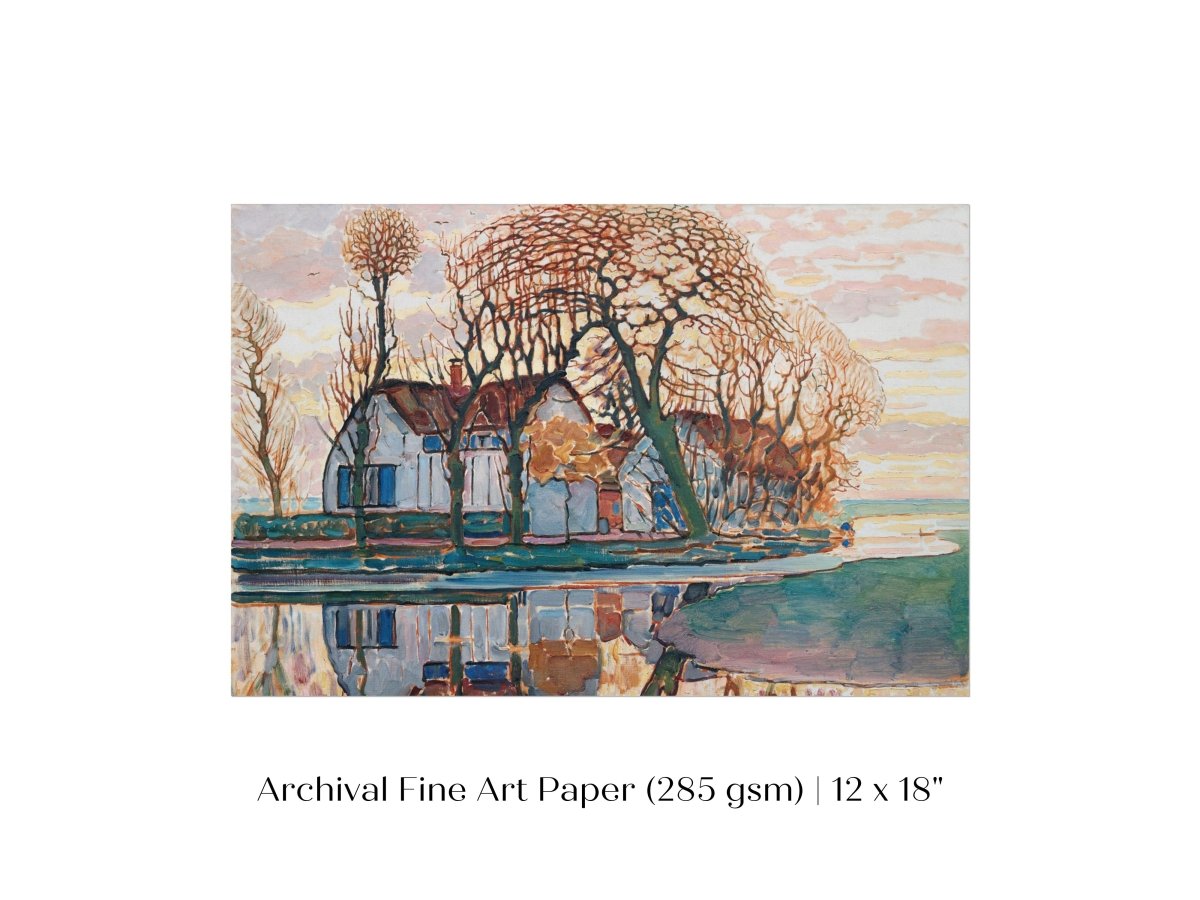 Dutch Farmhouse | P248 - Single Art Prints - Piccolo Fiore Prints