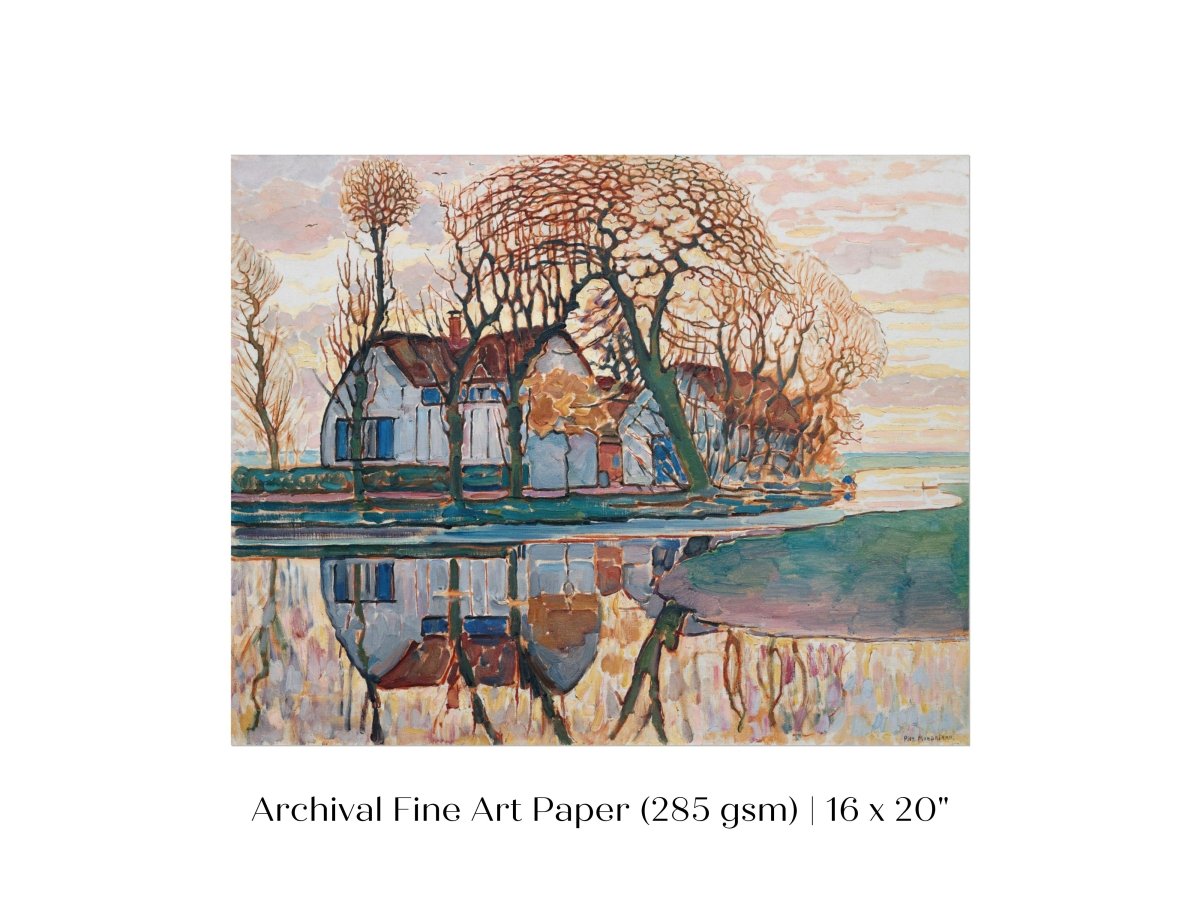 Dutch Farmhouse | P248 - Single Art Prints - Piccolo Fiore Prints