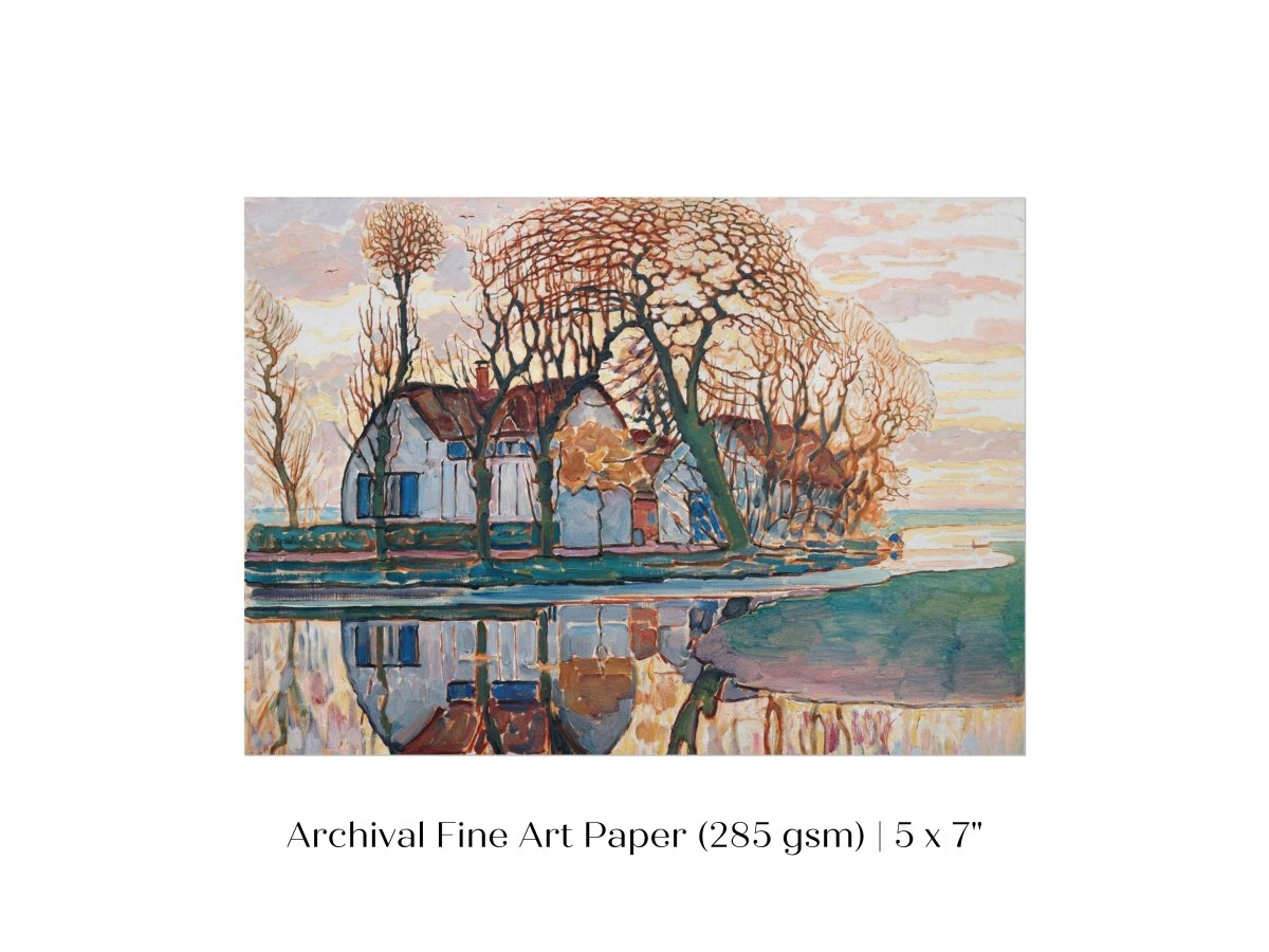 Dutch Farmhouse | P248 - Single Art Prints - Piccolo Fiore Prints