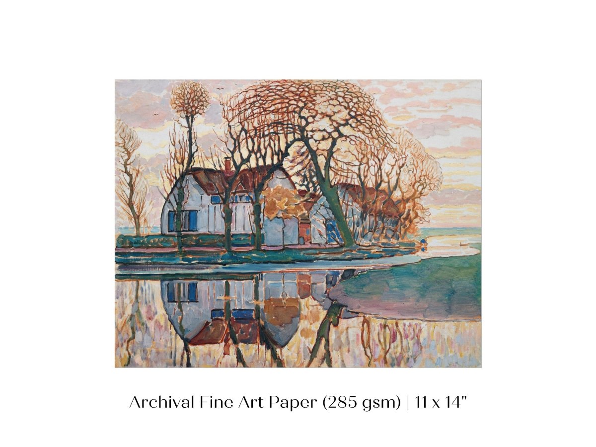 Dutch Farmhouse | P248 - Single Art Prints - Piccolo Fiore Prints