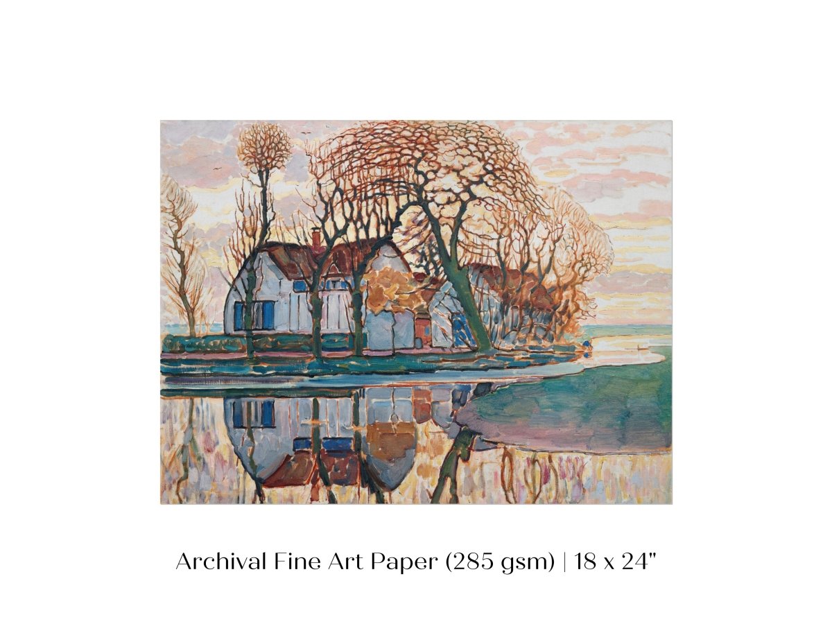 Dutch Farmhouse | P248 - Single Art Prints - Piccolo Fiore Prints