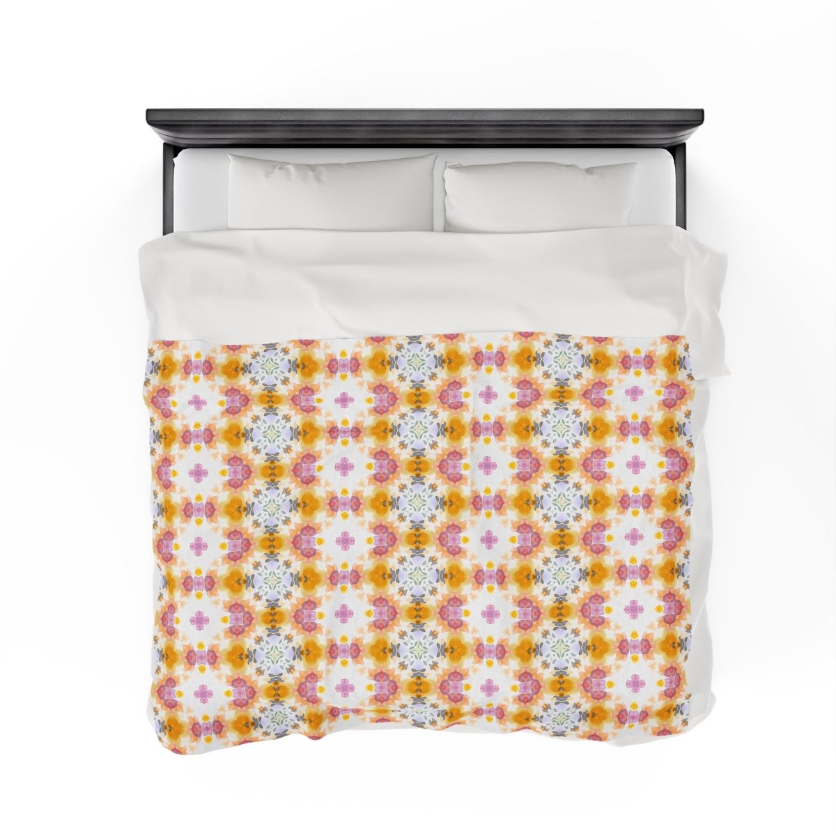 Fairisle Bloom | Minky Throw Blanket - Minky Throw Blanket - Piccolo Fiore Prints
