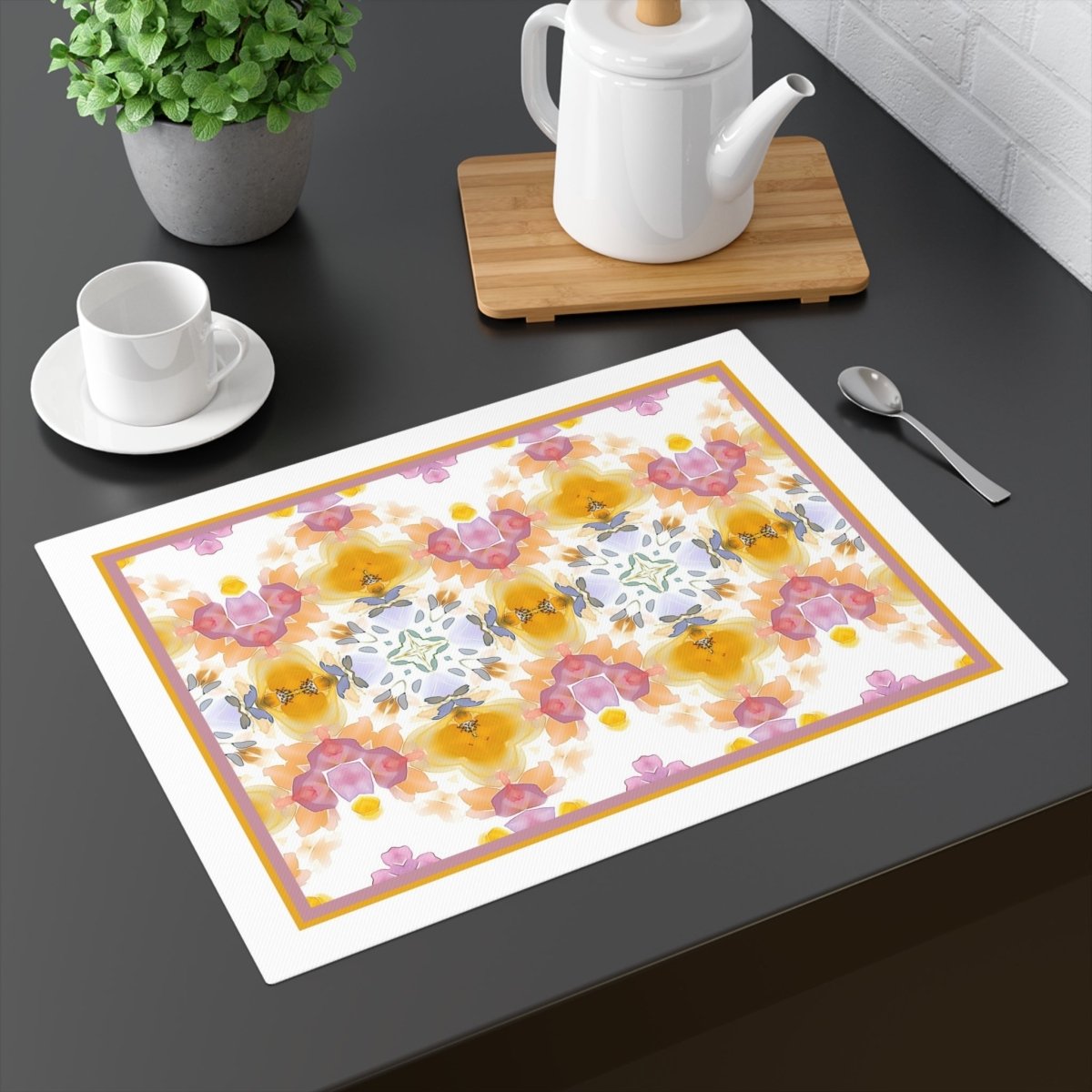 Fairisle Bloom | Placemat - Cotton Twill Placemat - Piccolo Fiore Prints