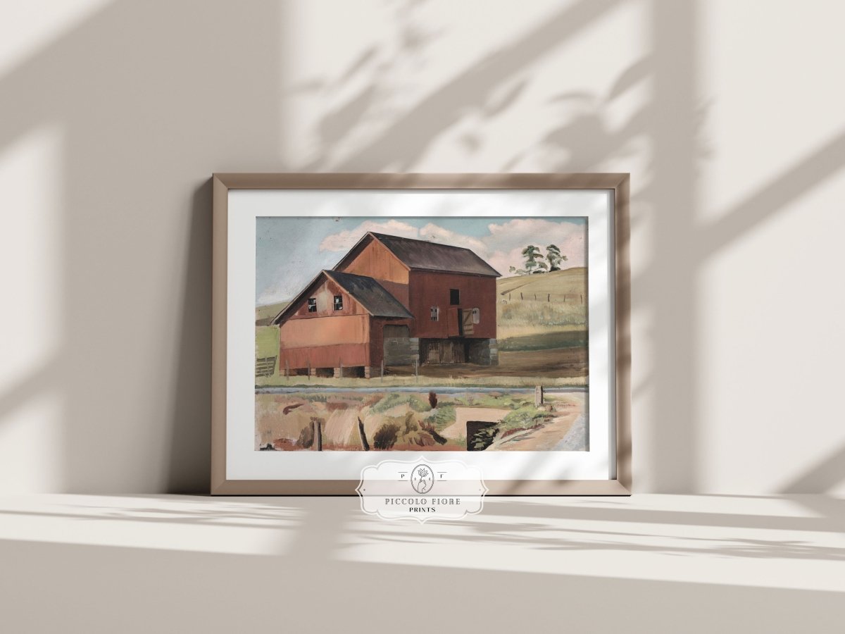 Farmhouse | P370 - Single Art Prints - Piccolo Fiore Prints