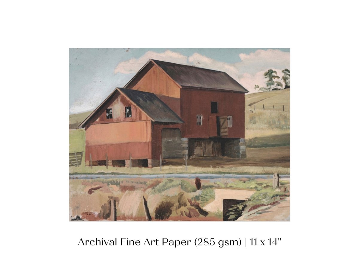 Farmhouse | P370 - Single Art Prints - Piccolo Fiore Prints