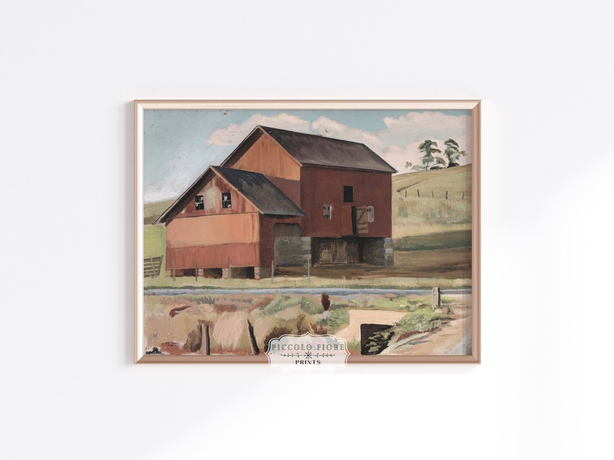 Farmhouse | P370 - Single Art Prints - Piccolo Fiore Prints
