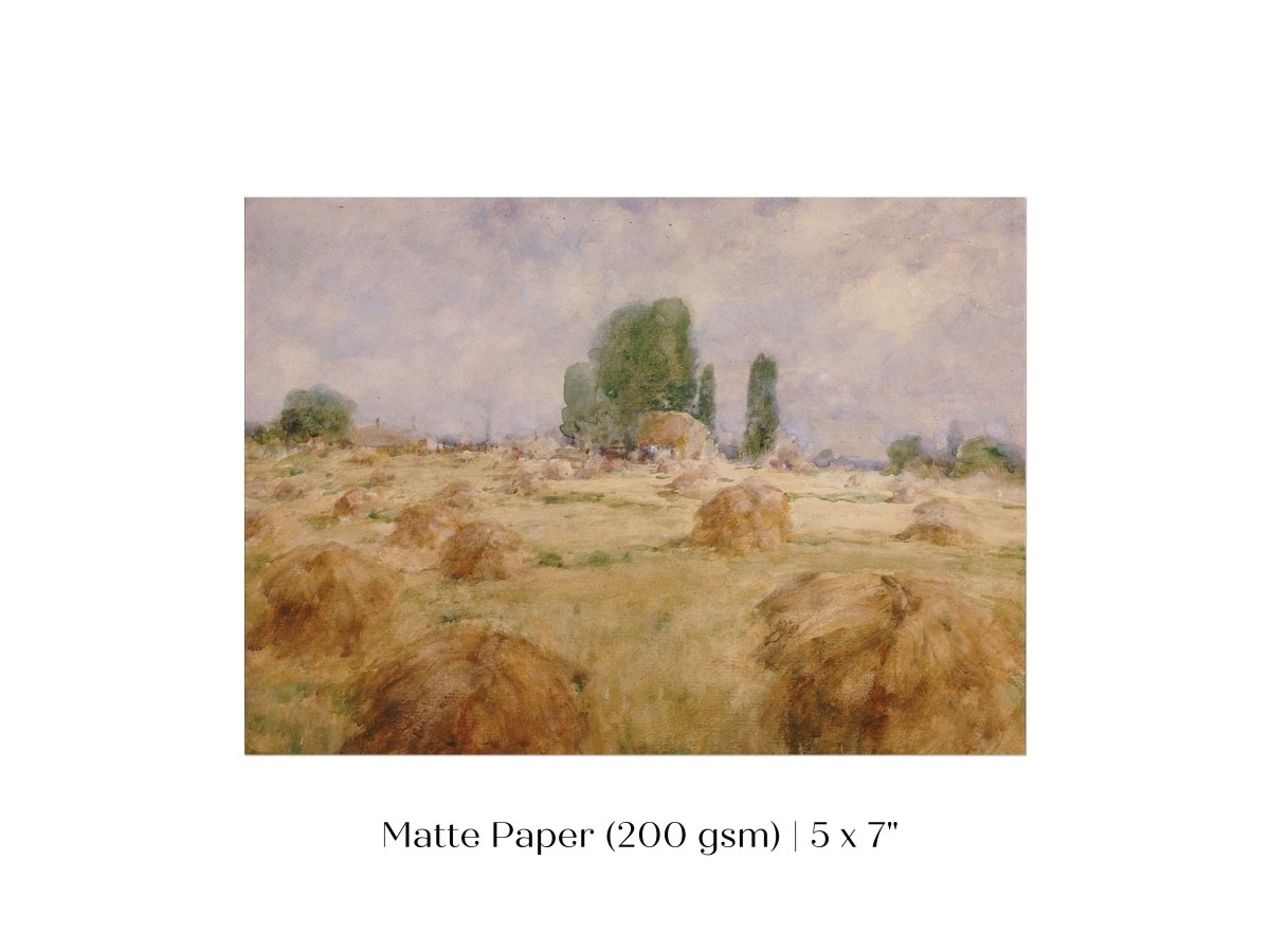 Field of Wheat | P283 - Single Art Prints - Piccolo Fiore Prints