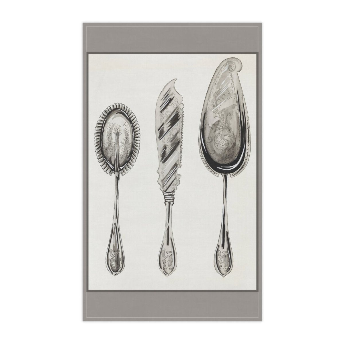 Fish Knives | Tea Towel - Tea Towel - Piccolo Fiore Prints