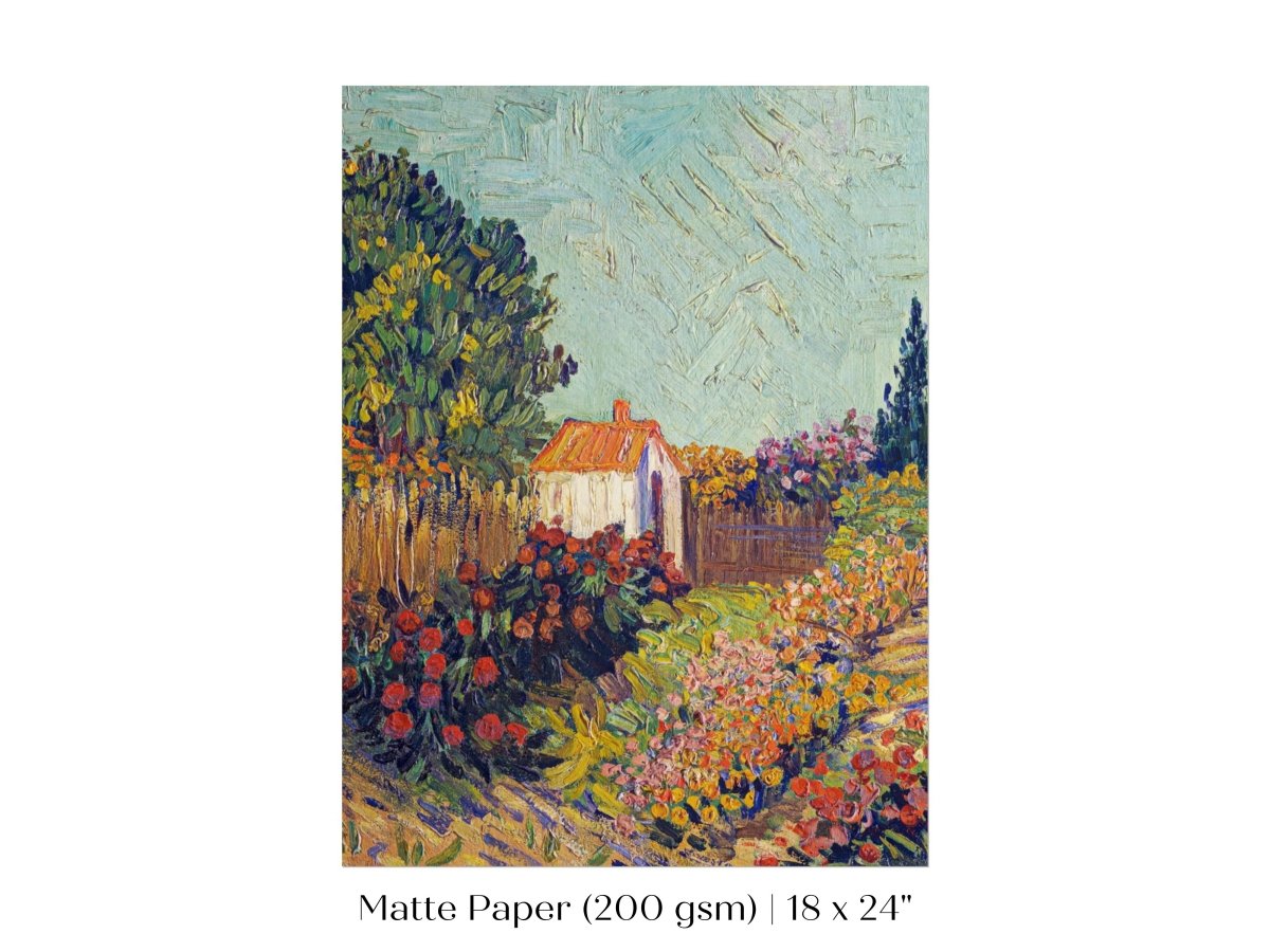 Floral Country Garden | P310 - Single Art Prints - Piccolo Fiore Prints