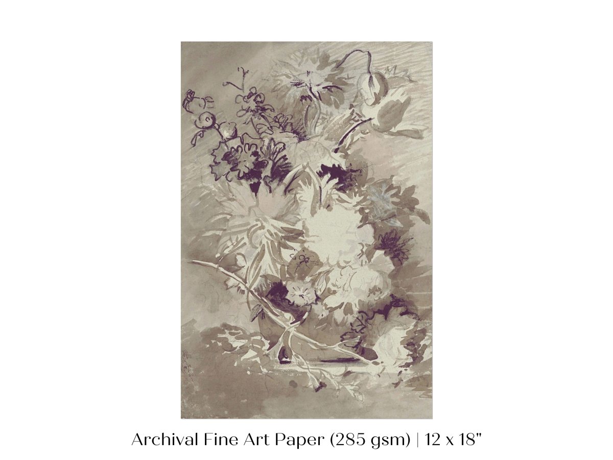 Flower Study | P548 - Single Art Prints - Piccolo Fiore Prints