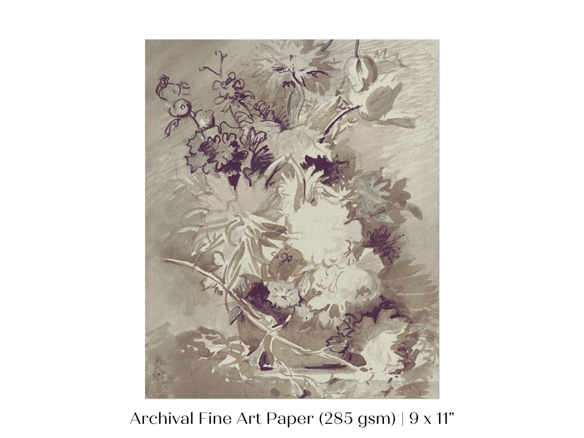 Flower Study | P548 - Single Art Prints - Piccolo Fiore Prints