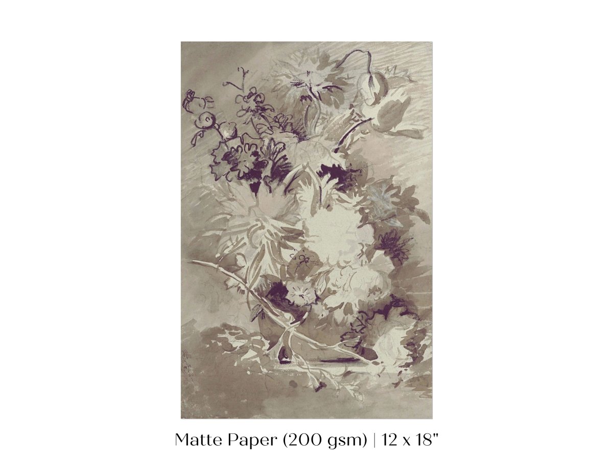 Flower Study | P548 - Single Art Prints - Piccolo Fiore Prints