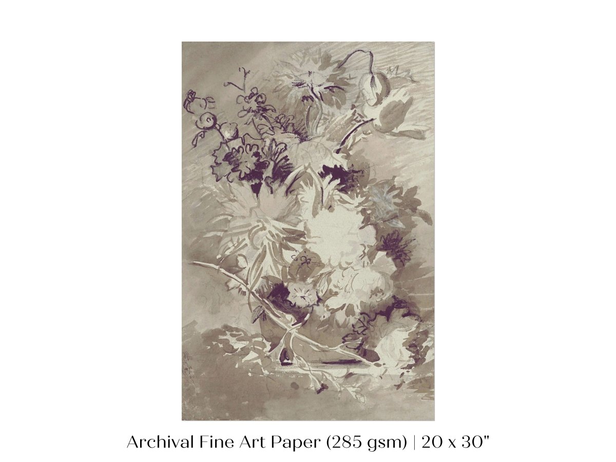 Flower Study | P548 - Single Art Prints - Piccolo Fiore Prints