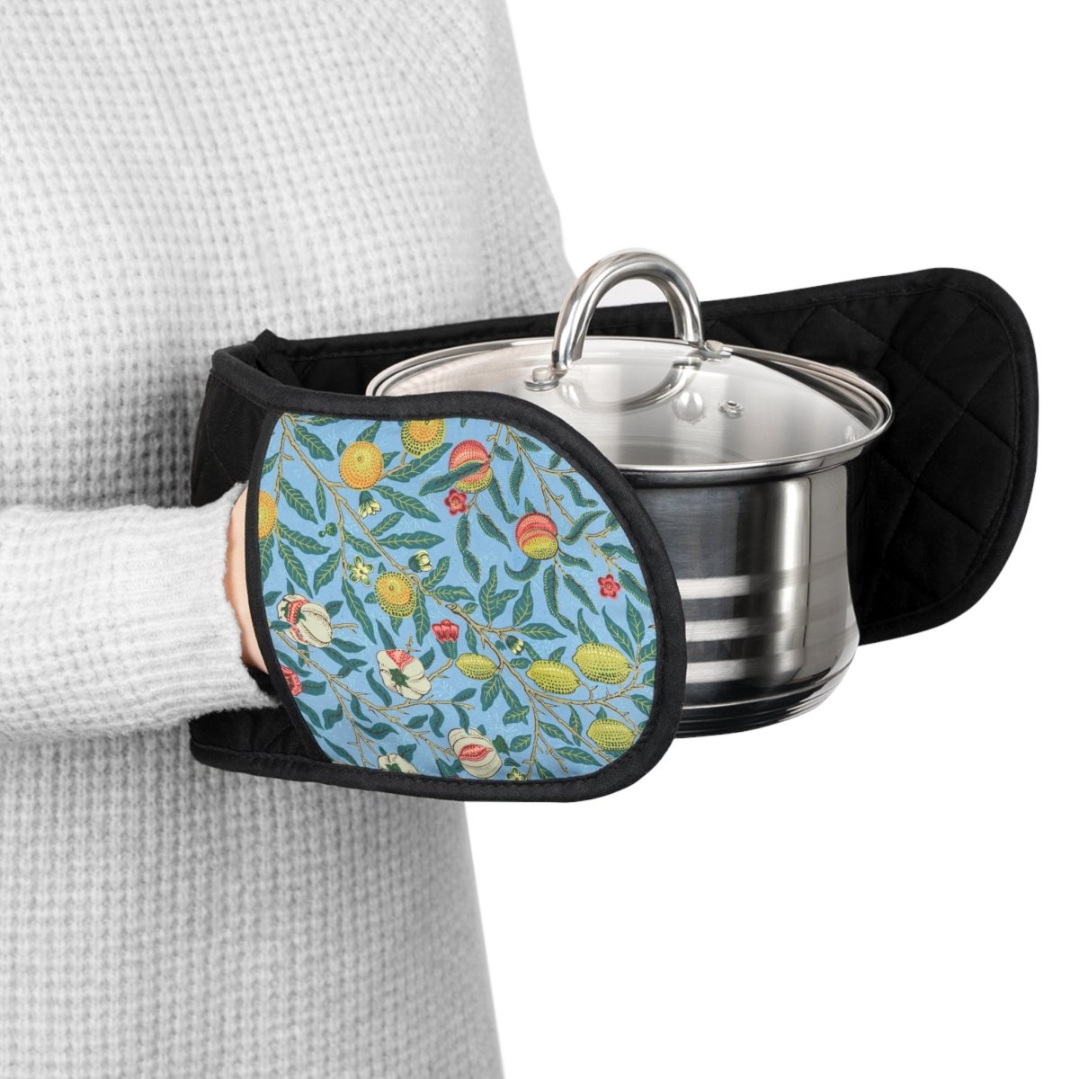Four Fruits | William Morris | Double Oven Mitt - Double Oven Mitt - Piccolo Fiore Prints