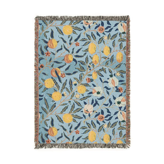 Four Fruits | William Morris | Woven Blanket - Woven Blanket - Piccolo Fiore Prints