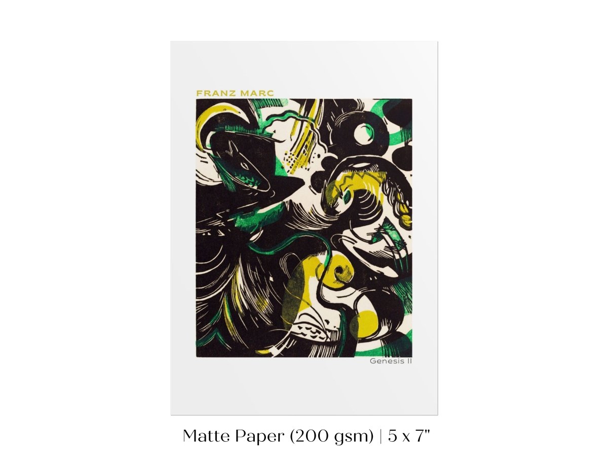 Franz Marc | Genesis II | P586 - Single Art Prints - Piccolo Fiore Prints