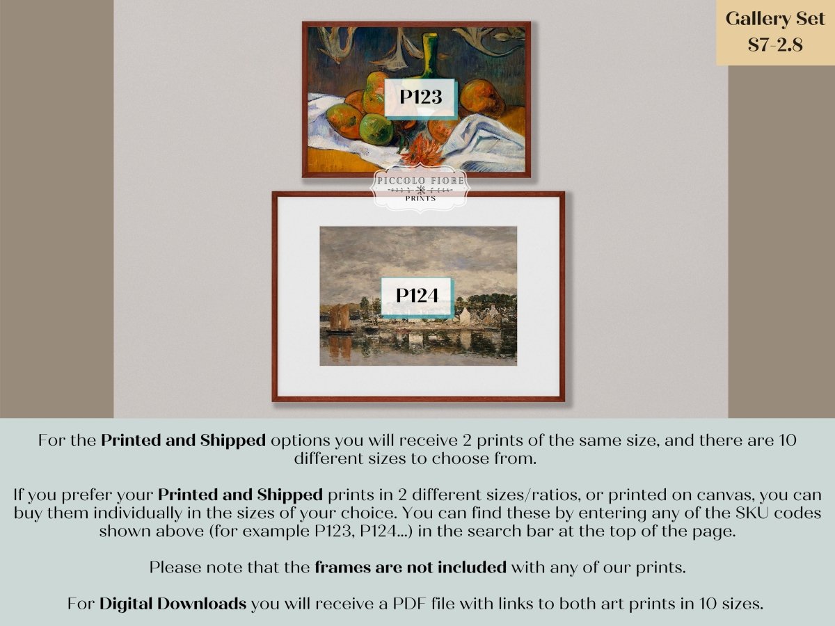 French Farmhouse | Gallery Wall Set | 2 Prints | S7 - 2.8 - Gallery Wall Set - Piccolo Fiore Prints