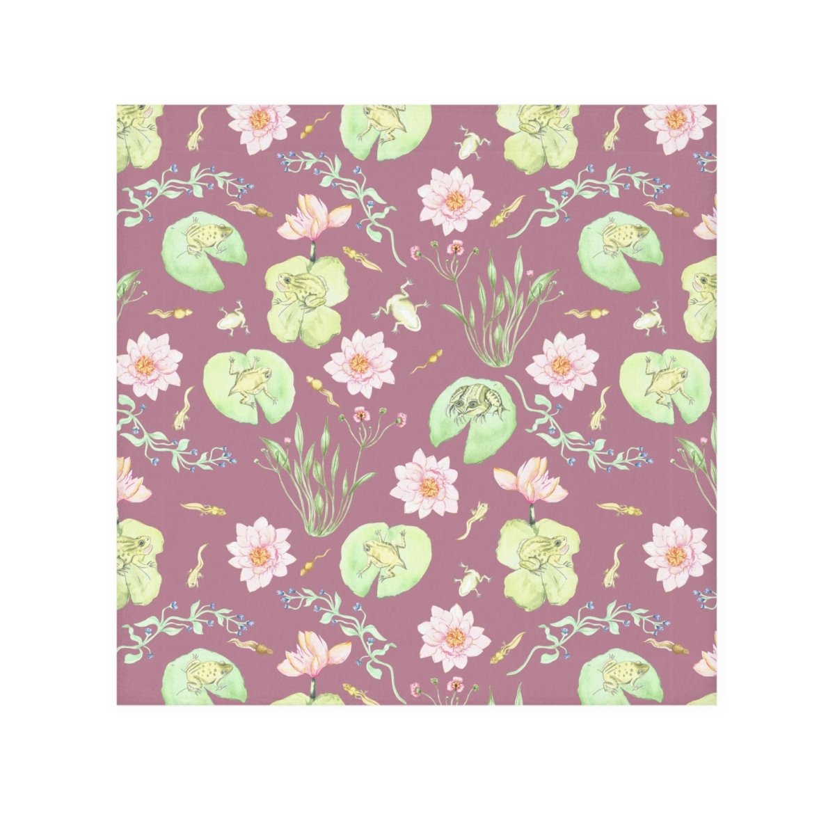 Frog Pond Evolution in Dusky Pink | Face Towel - Face Towel - Piccolo Fiore Prints