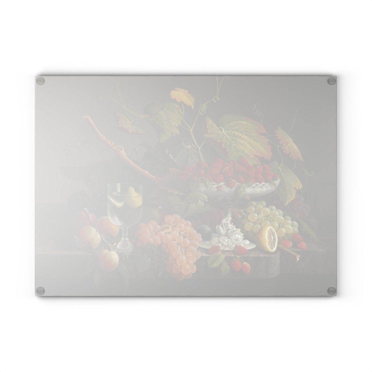 Fruit Feast | Glass Chopping Board - Glass Chopping Board - Piccolo Fiore Prints